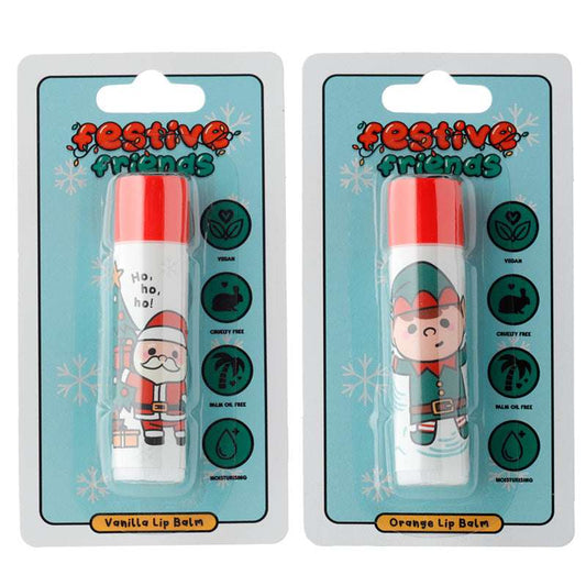 Stick Lip Balm - Festive Friends Christmas Elf & Santa XLIP137-0