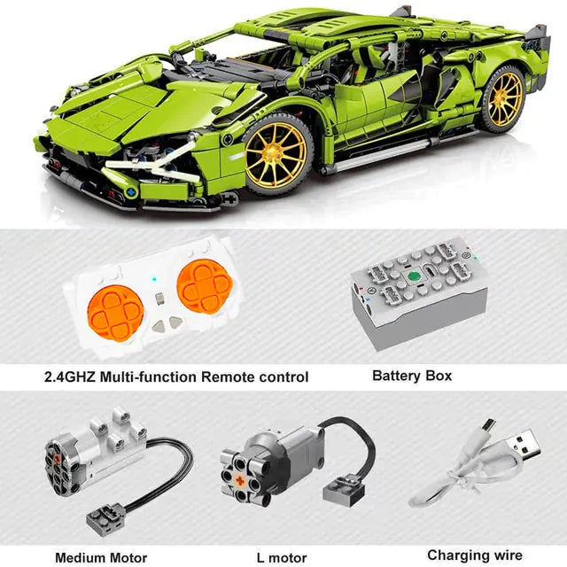 Sports Car Building Blocks - Puritific