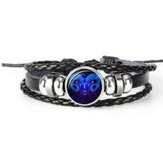 Zodiac Constellation Bracelet Braided Design Bracelet For Men Women Kids - Puritific