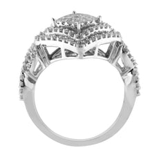 14KT White Gold Diamond Composite Ring (1 cttw, H-I Color, I1-I2 Clarity) - Puritific