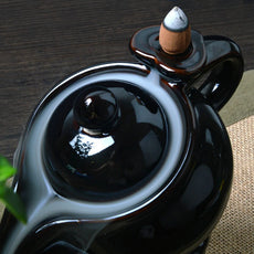 Teapot Ceramic Smoke Backflow Incense - Puritific