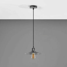 single pendant light Adjustable height with metal cone shade~ 5137-1