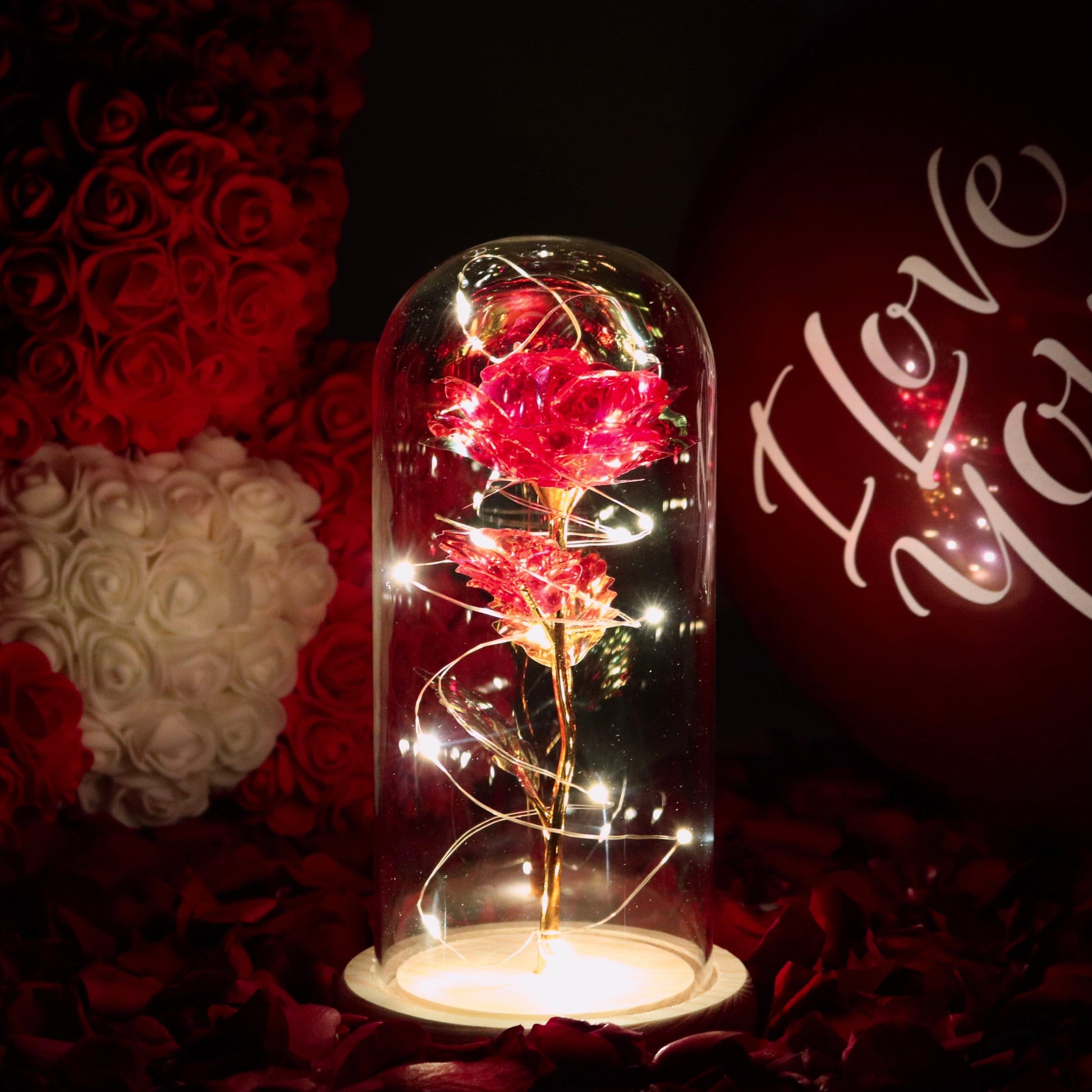 Galaxy Rose Eternal Lamp - Puritific