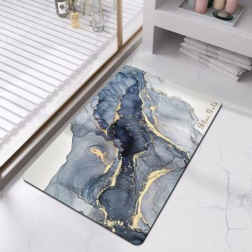 Blue Gold Marble