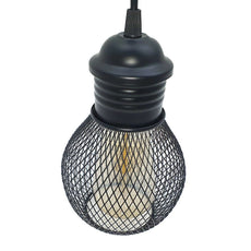 3Head Modern Vintage Industrial Retro Loft Cage Ceiling Lamp Shade Pendant Light~1325-2