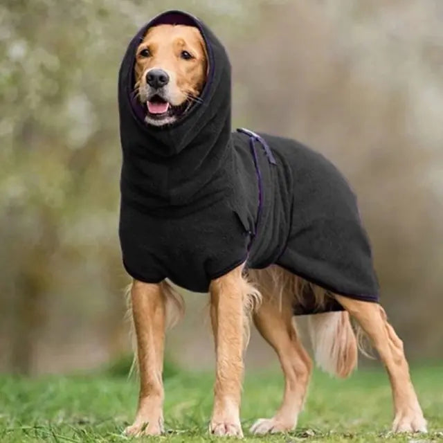 New Fleece High Collar Big Dog Sweater - Puritific