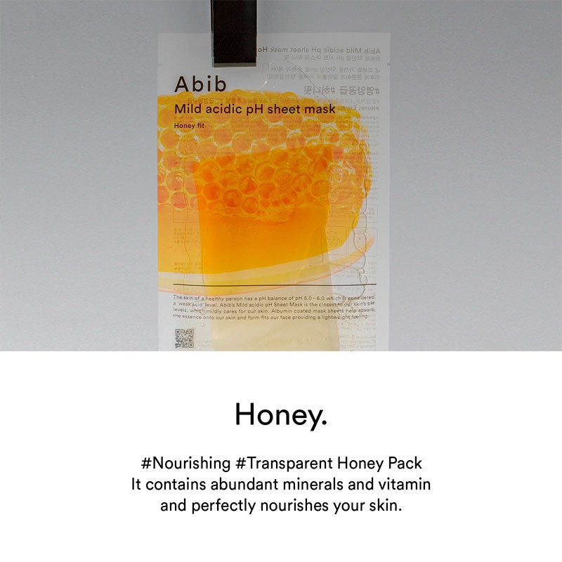 Abib Mild Acidic pH Sheet Mask #Honey Fit 30ml-3