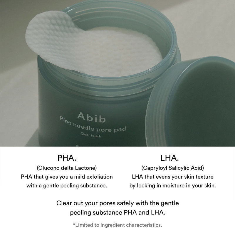 Abib Pine Needle Pore Pad Clear Touch 145ml / 60pads-4