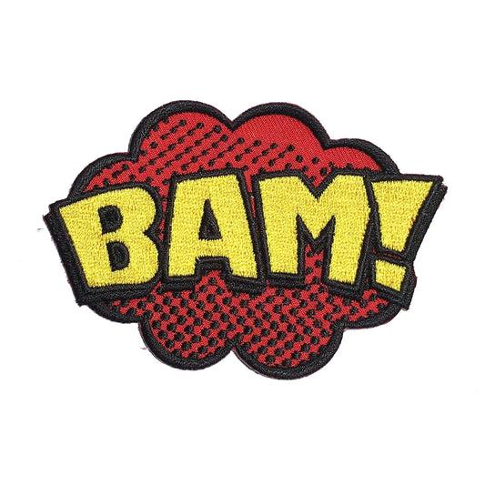 "BAM!" Comic Book Iron-On Patch - Puritific