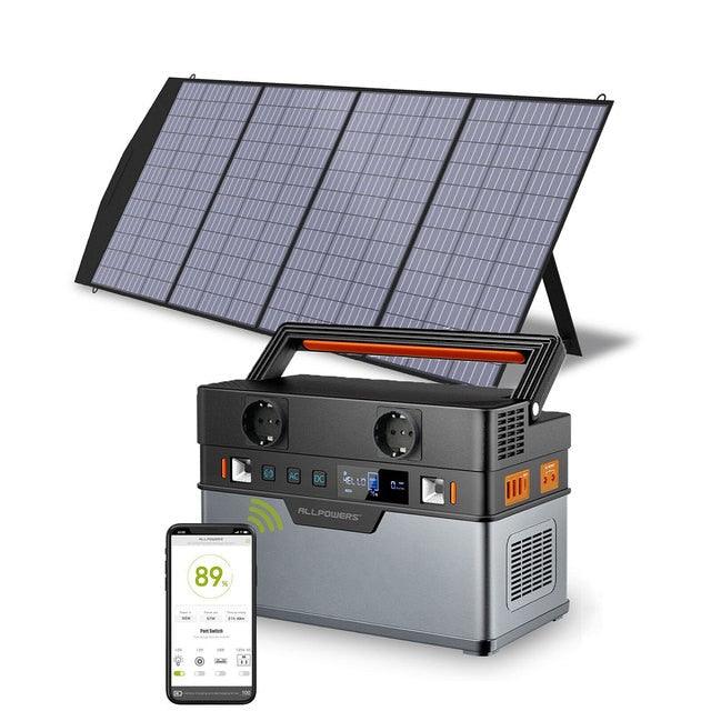 ALLPOWERS Portable solar Power Station 700W / 1500W Outdoor Generator - Puritific