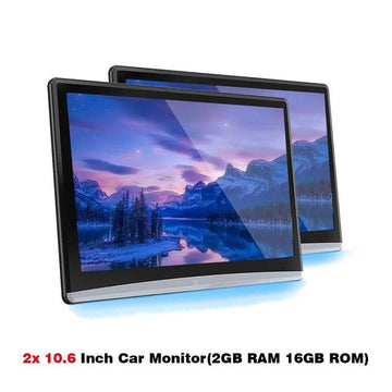 2x 10.6inch Car TV 2