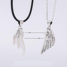 Angel Devil Wings Pair Lovers Necklace - Puritific