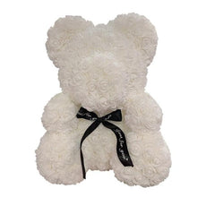 Artificial Flower Rose Teddy Bear - Puritific