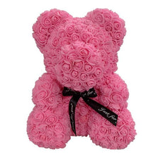 Artificial Flower Rose Teddy Bear - Puritific