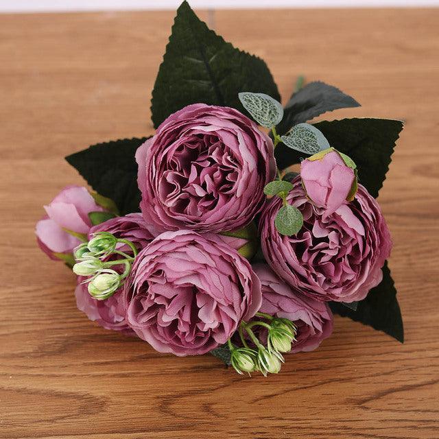 Artificial Flowers Bouquet - Puritific