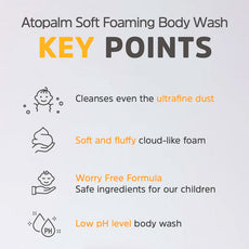 Atopalm Soft Foaming Body Wash Kids 460ml-2