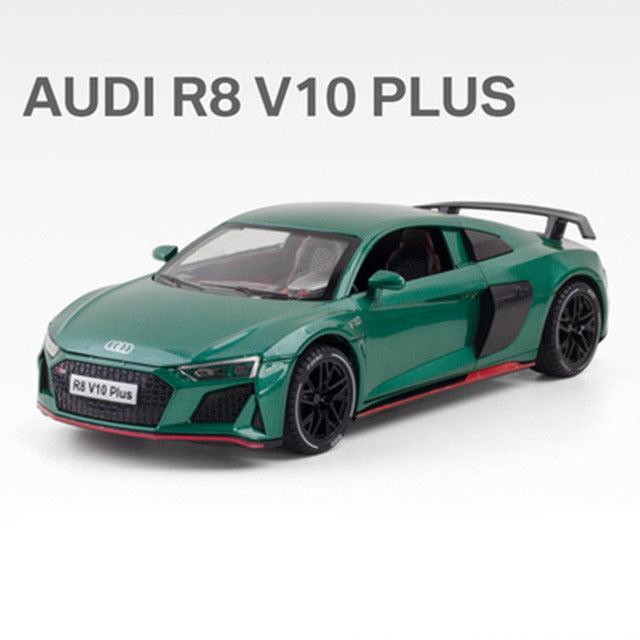 AUDI R8 Coupe V10 Plus Alloy Sports Car Model - Puritific