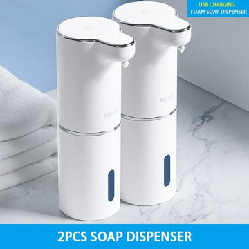 White 2pcs Soap dispenser