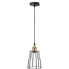 Vintage Industrial Modern Retro Loft Cage Ceiling Lamp Cage Pendant Lights~1417-4