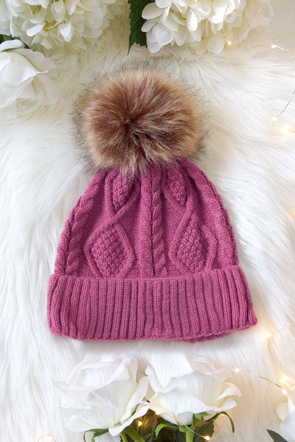 Babe and Bride Knitted Pom Pom Beanies - Puritific