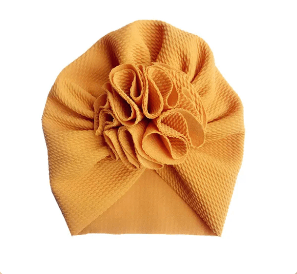 Baby Turban with Flower - Puritific