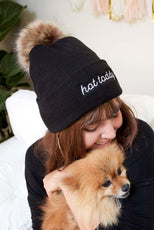 Bachelorette Pom-Pom Beanies | Bride and Bridesmaid and More! - Puritific