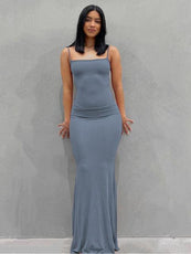 Backless Long Maxi Dress - Puritific