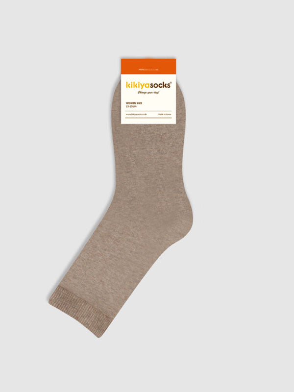 Basic Solid Color Quarter Socks-1