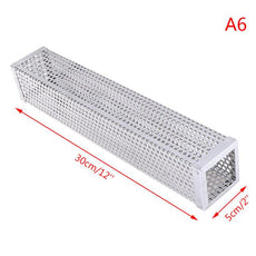 BBQ Stainless Steel Perforated Mesh Smoker Tube - Puritific