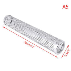 BBQ Stainless Steel Perforated Mesh Smoker Tube - Puritific