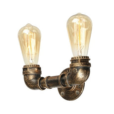 Vintage Industrial Sconce Loft Various colours Water Pipe Wall Light Porch Lamp Steampunk~2133-7