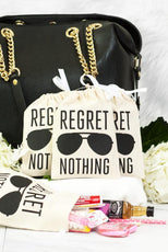 Black Aviator Regret Nothing Kit Bag - Puritific