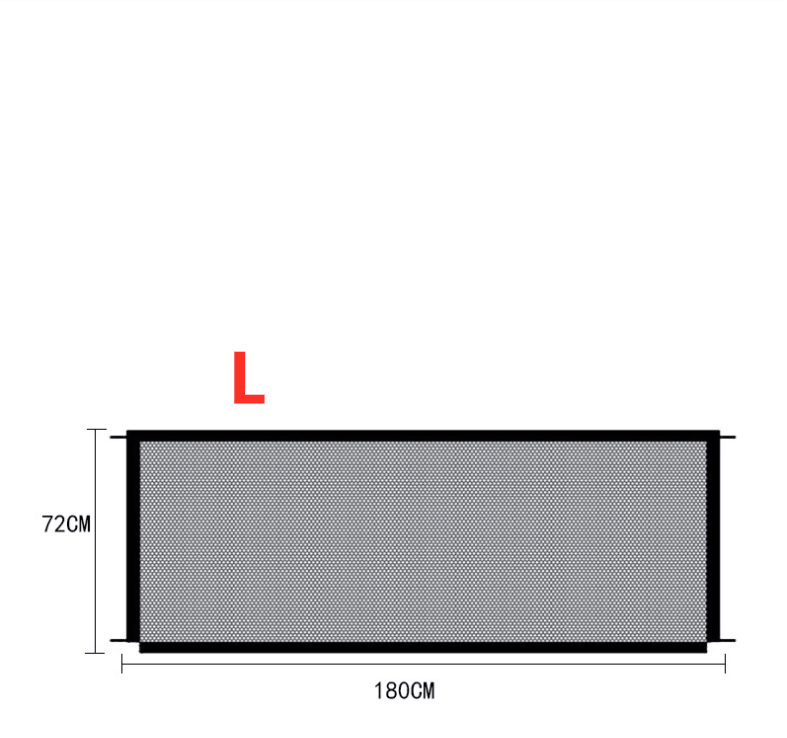 Black Foldable Protection Pet Safety Gate - Puritific