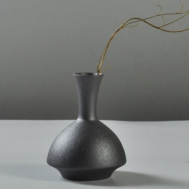 Black Glaze Vase - Puritific