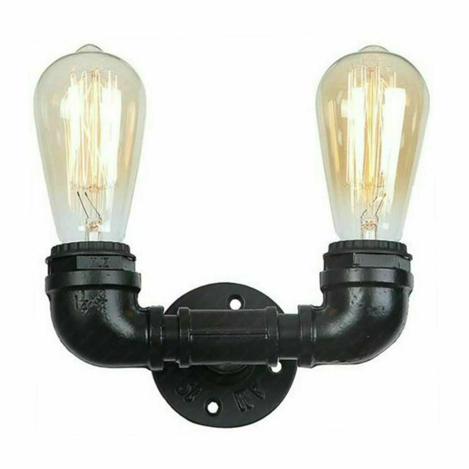 Vintage Industrial Sconce Loft Various colours Water Pipe Wall Light Porch Lamp Steampunk~2133-6