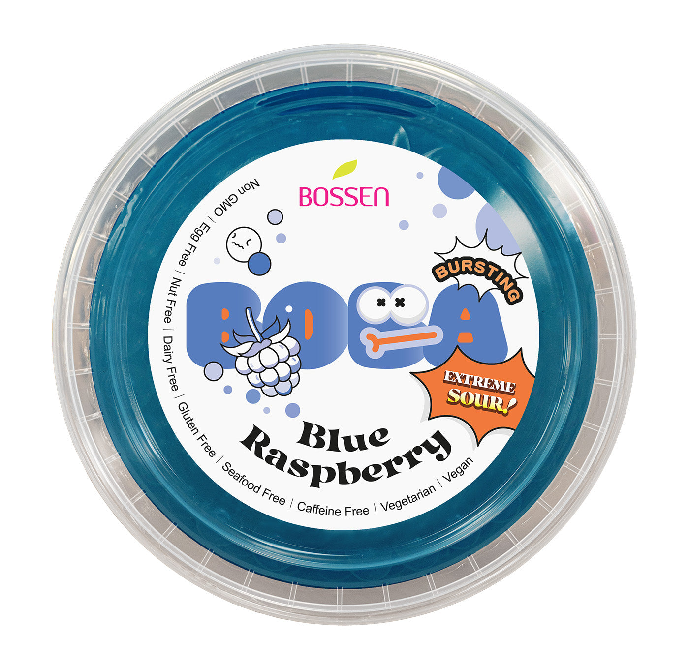 Blue Raspberry Sour Bursting Boba | Sour Popping Boba | Foodservice Canada Distribution-0