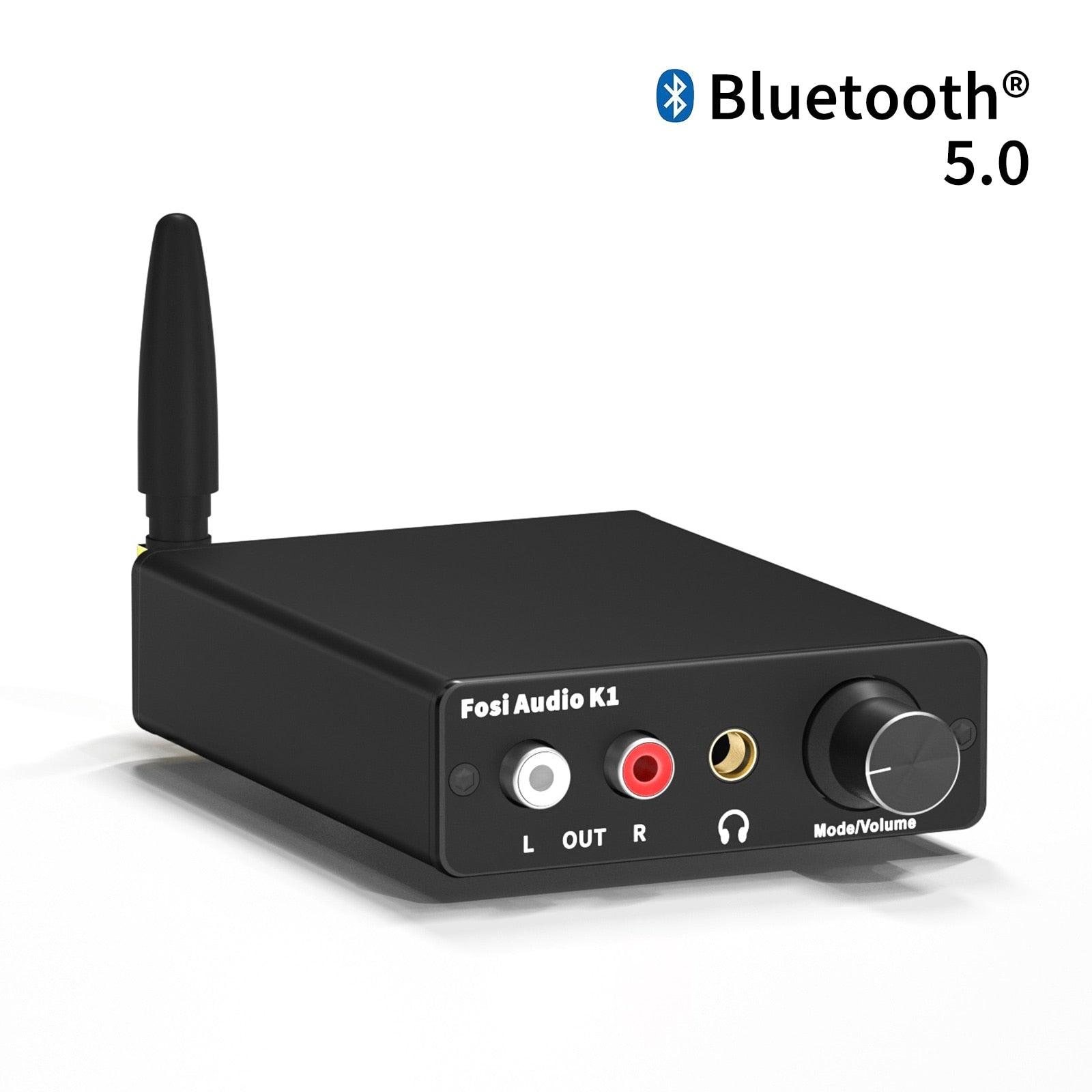 Bluetooth 5.0 Mini Stereo Gaming DAC Headphone Amplifier & Preamplifier 24 Bit/192 KHz Digital-to-Analog Converter-0