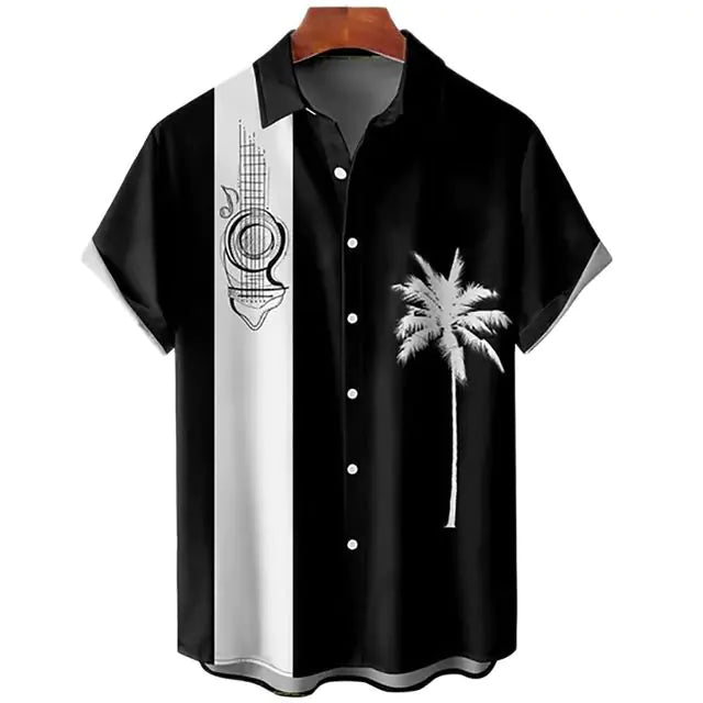 3D Coconut Tree Hawaiian Shirt For Men