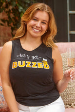 Bride to Bee | Let's Get Buzzed | Muscle Tank Tops | Bachelorette Shirts - Puritific