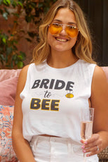 Bride to Bee | Let's Get Buzzed | Muscle Tank Tops | Bachelorette Shirts - Puritific