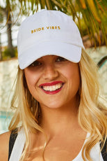 Bride Vibes | Drunk Vibes | Party Vibes - Bachelorette party dad hats - Puritific