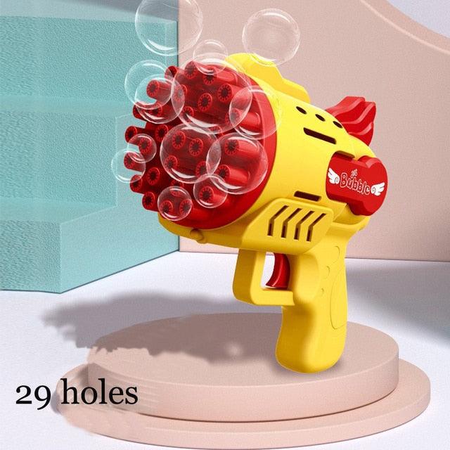 Bubble Gun Electric Automatic Soap Rocket - Puritific