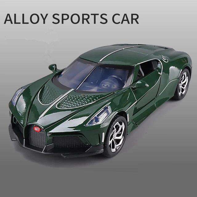 Bugatti Lavoiturenoire Alloy Sports Car Model - Puritific