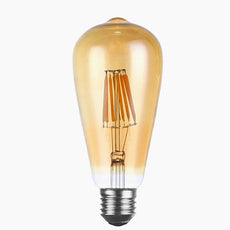 10 Pack ST64 E27 8W Dimmable Retro Classic LED Filament Bulbs~4174-4