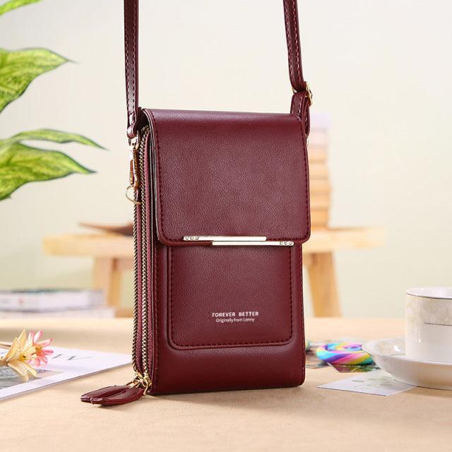 Buylor Soft Leather Crossbody Shoulder Bag - Puritific