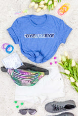 ByeByeBye Tee Shirts -Lots of Color Options - For Your Ultimate Boy Band 90s Party! - Puritific