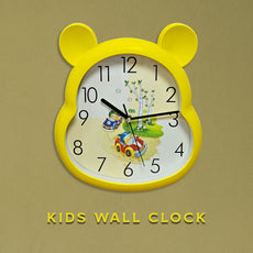 Bear Shaped Wall Clock for Children's Room with Quartz Movement~5169-2