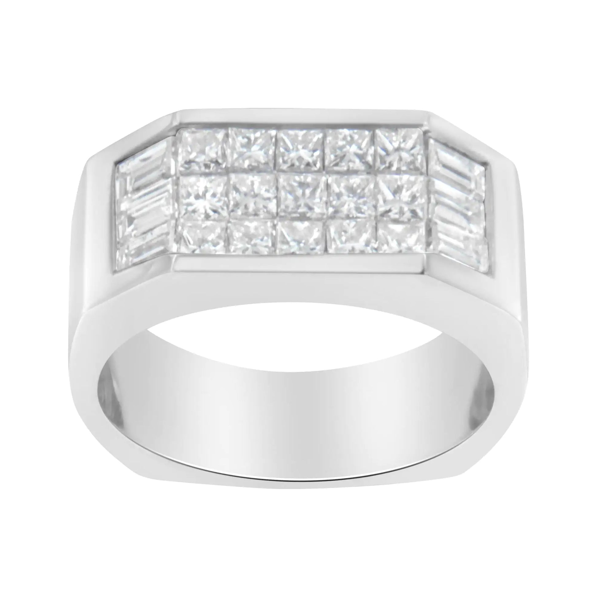 14KT White Gold Diamond Ring (1 3/4 cttw, G-H Color, VS2-SI1 Clarity) - Puritific