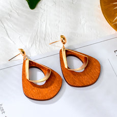 Yellow Leaf Dangle Earrings - Puritific