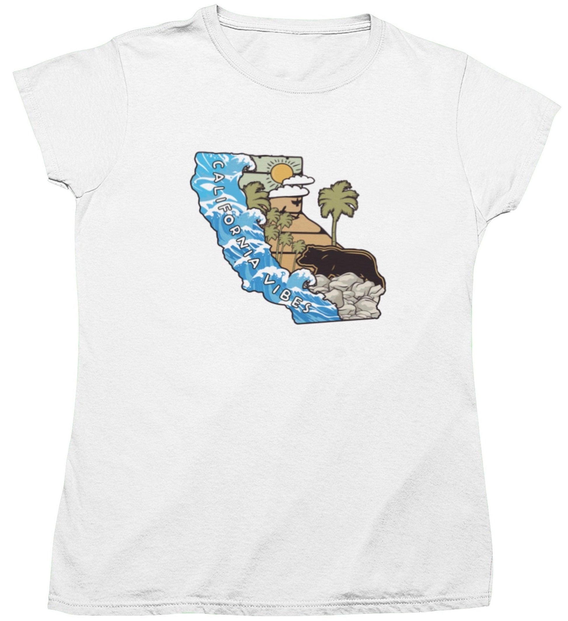 Cali Vibes Beachy T-Shirt - Puritific